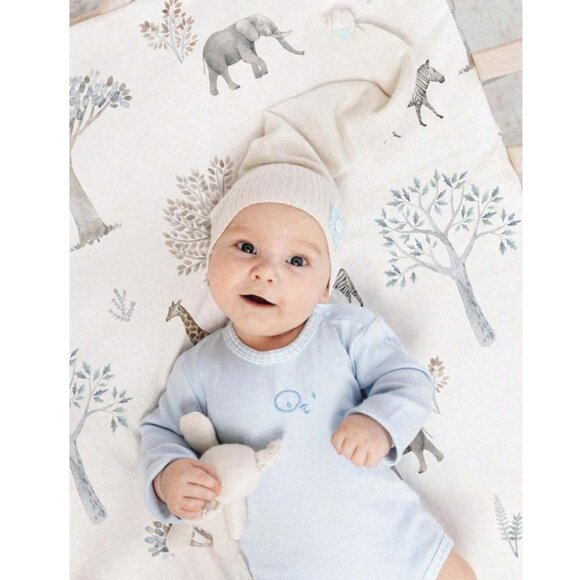 GLLQUEN BABY Crib & Toddler Mattress Fitted Sheet Set 2-Pack Boys Girls 47x24x6' - Picture 9 of 9